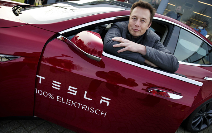 Elon Musk, người thành lập Tesla.