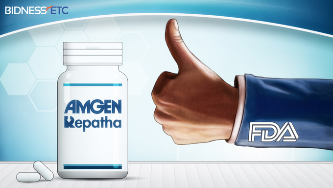 Repatha trị nghẽn động mạch mạnh hơn các loại statin đời cũ, vừa được phép lưu hành.