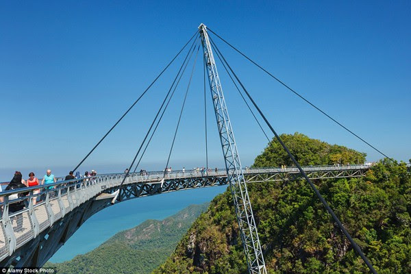 Cầu Langkawi Sky ở Malaysia.
