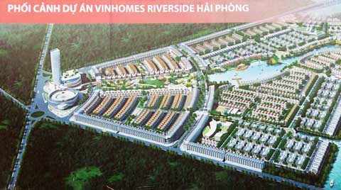 Phối cảnh Khu đô thị phức hợp Vinhomes Riverside Hải Phòng