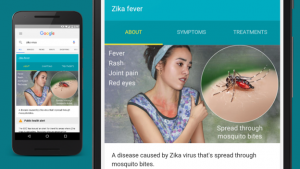 Google đã quyết định tặng Quỹ nhi đồng Liên hiệp quốc (Unicef) 1 triệu đô la Mỹ nhằm giúp ngăn chặn sự lây lan của Zika, virus được nghi ngờ có liên quan đến một loạt trẻ sinh ra với chứng đầu nhỏ tại Brazil.