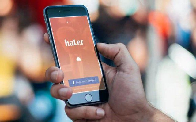 Hater tự quảng cáo cho mình như là một “app đầu tiên làm mai cho mọi người dựa trên những điều họ ghét”. Ảnh: Hater