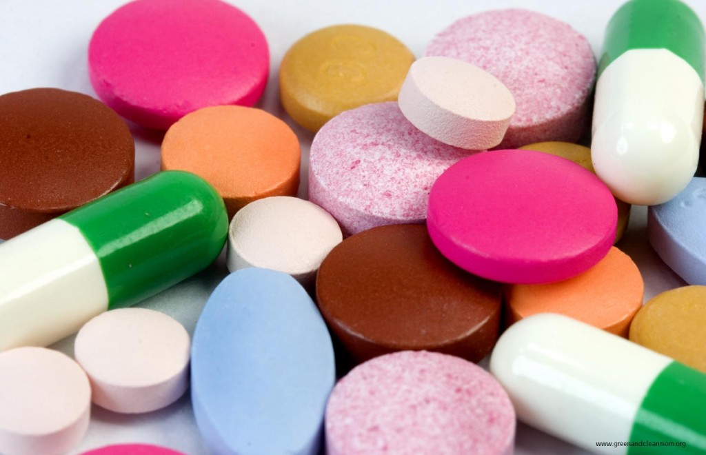 A collection of colourful pills