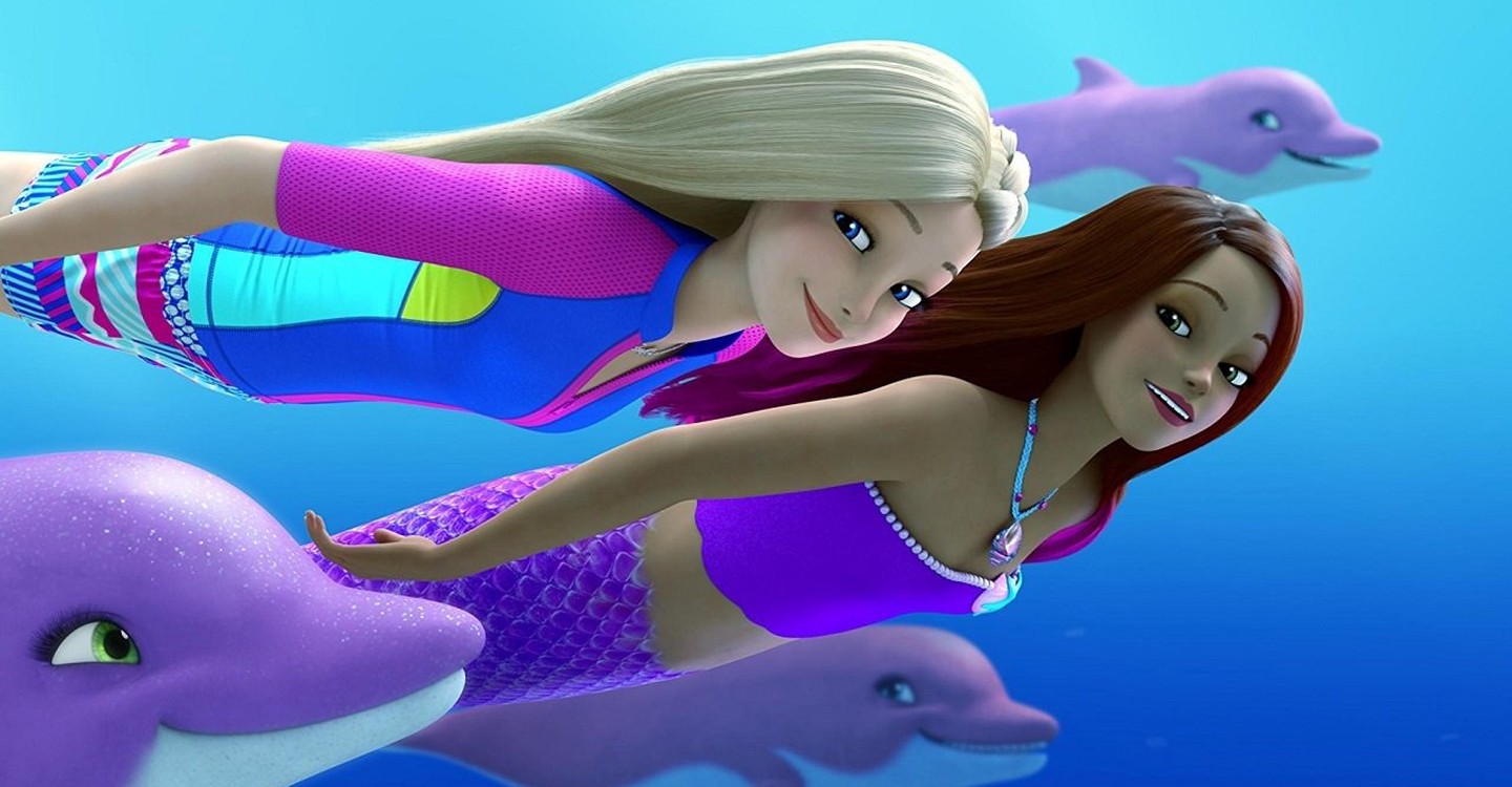 Một cảnh trong phim Barbie Dolphin Magic của Mattel. ảnh: TL