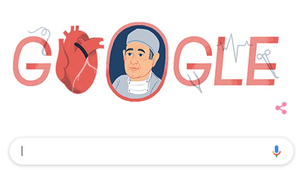 Ngày 12/7 qua, những ai vào trang Google đều nhìn thấy ảnh ký họa về một bác sĩ phẫu thuật bên cạnh quả tim cách điệu từ chữ “O” trong google. Ngoài đời thực, đó là René Favaloro, bác sĩ tiên phong trong kỹ thuật mổ bắc cầu mạch vành để cứu sống vô số người.